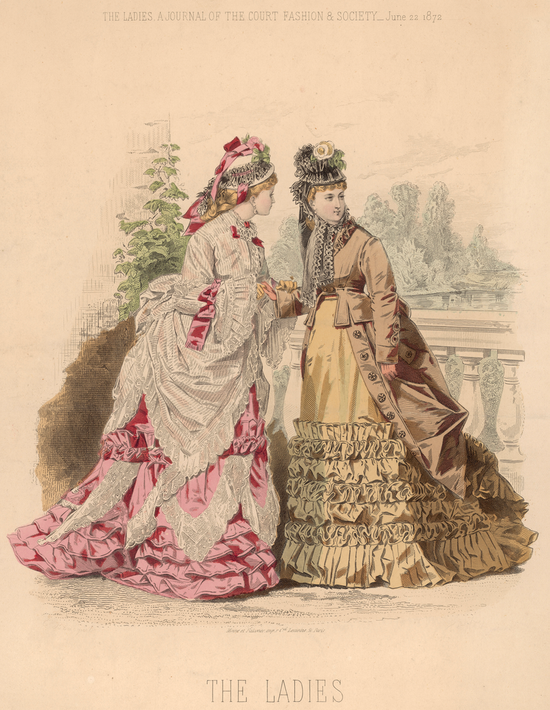 Illustration for article titled What Are Historical Broads Always Talking About in Fashion Plates?